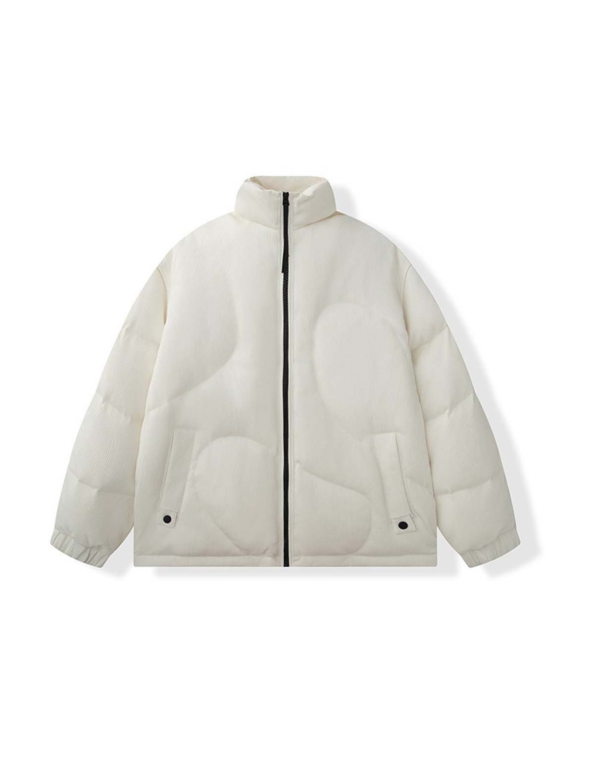 Men's Stand Collar Short Down Jacket-d6005